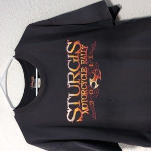 Sturgis Shirt Mens XL Black Motorcycle Rally Racing Race 2011 Graphic